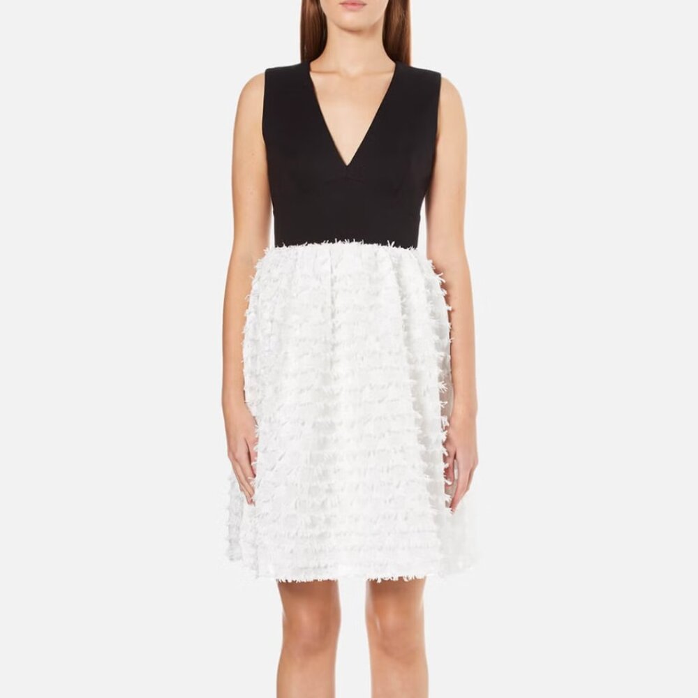 French Connection Summer Sky Fringe Dress